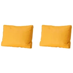 Loungekussens-Madison - Lounge Rugkussen Panama golden glow - Ca. 40x60 cm - Set van 2