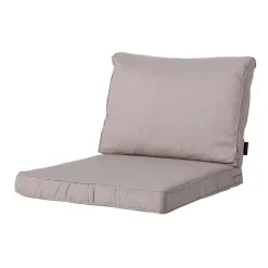 Loungekussens-Madison - Lounge Rugkussen Basic taupe - Ca. 40x60 cm - Set van 2