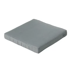 Loungekussens-Madison - Lounge Zitkussen Basic grey - Ca. 60x60 cm - Set van 2