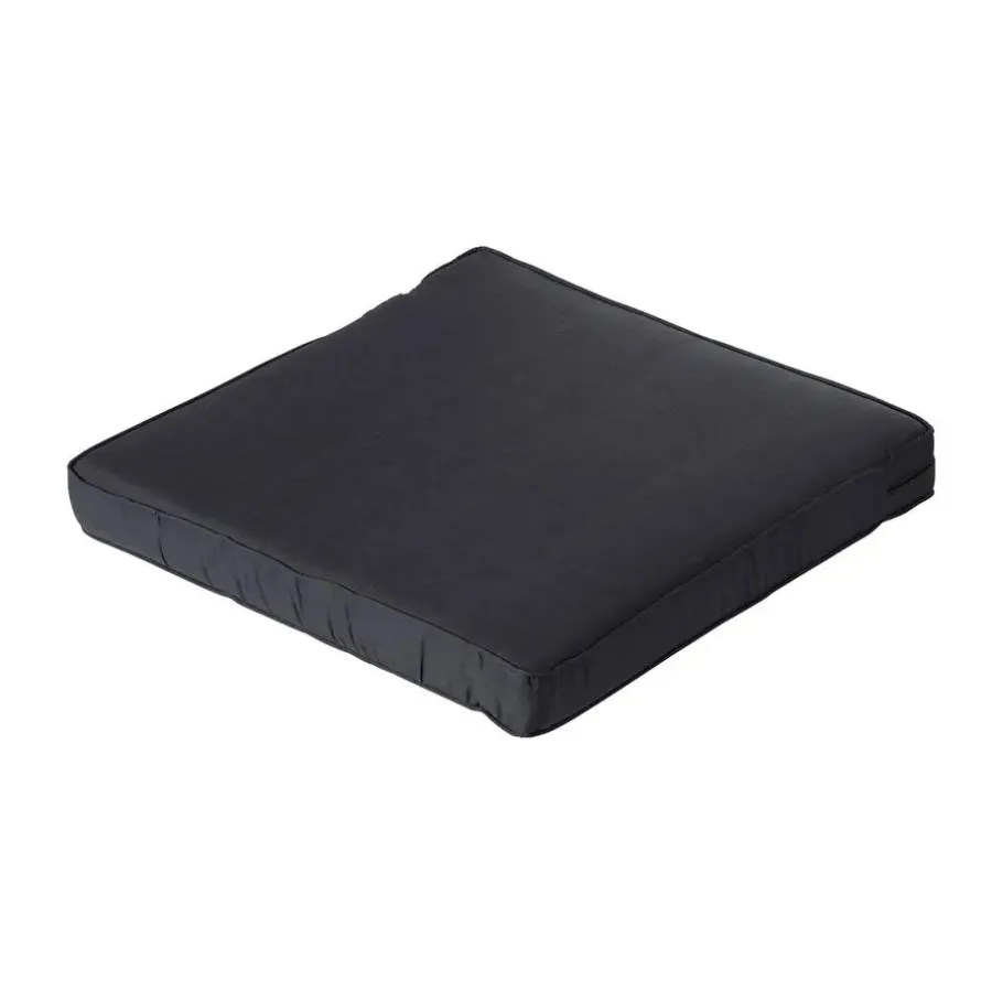 Loungekussens-Madison - Lounge Zitkussen Basic black - Ca. 60x60 cm - Set van 2