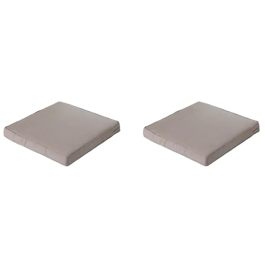 Madison - Lounge Zitkussen Basic taupe - Ca. 60x60 cm - Set van 2