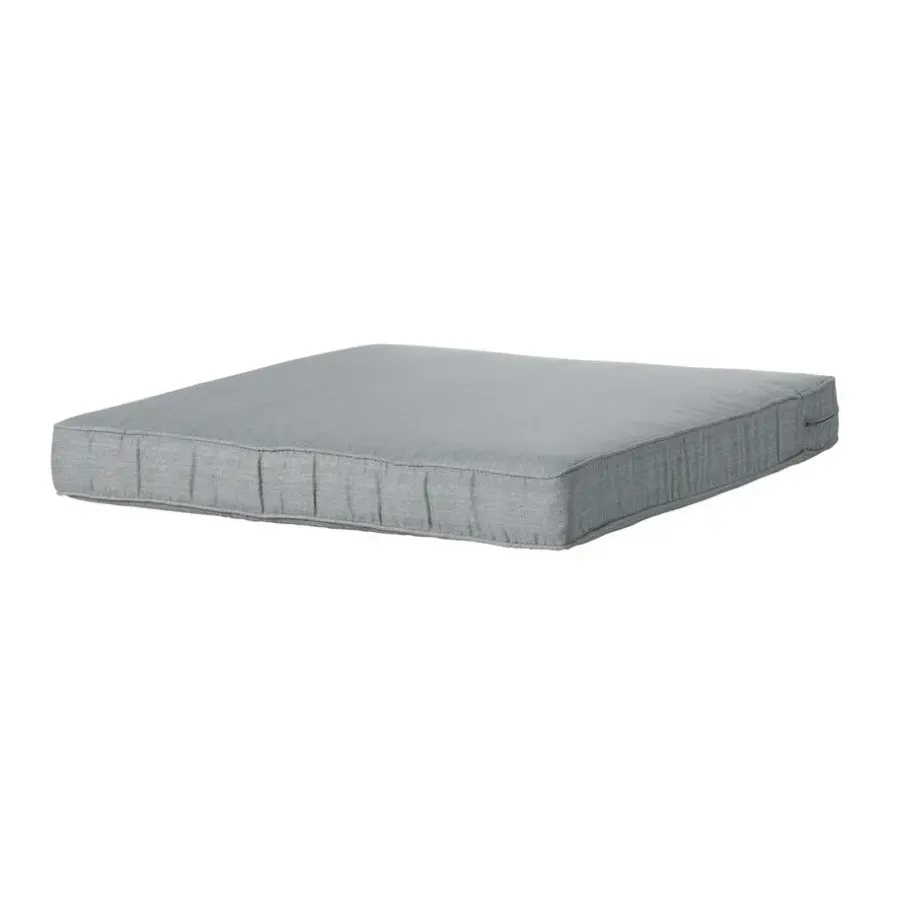 Loungekussens-Madison - Lounge Zitkussen Basic grey - Ca. 73x73 cm - Set van 2