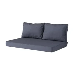 Loungekussens-Madison - Lounge Zitkussen Manchester denim grey - Ca. 120x80 cm