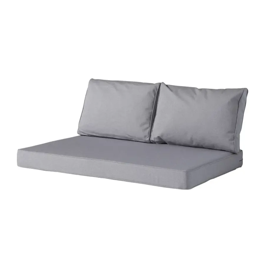 Loungekussens-Madison - Lounge Zitkussen Manchester light grey - Ca. 120x80 cm