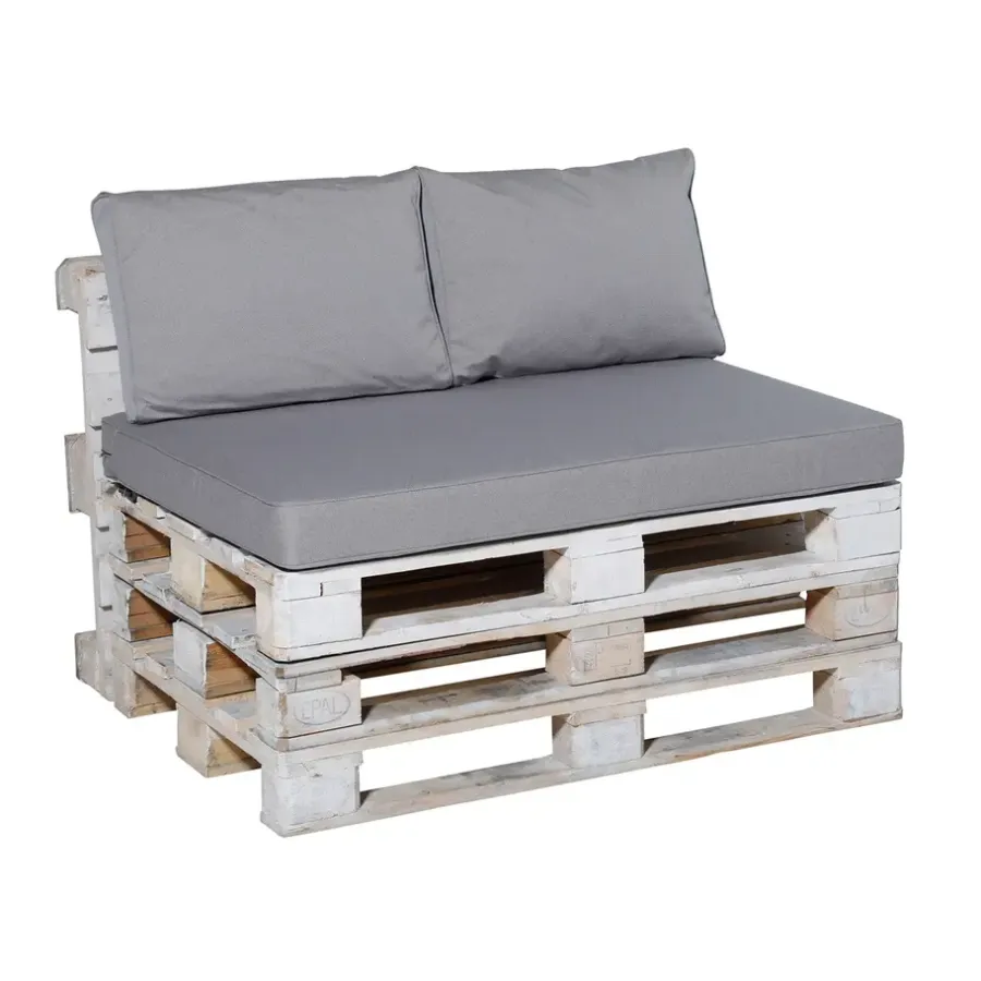 Loungekussens-Madison - Lounge Zitkussen Manchester light grey - Ca. 120x80 cm