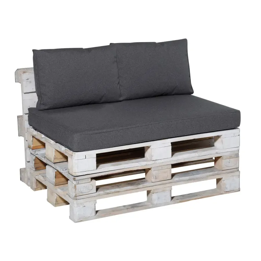 Loungekussens-Madison - Lounge Zitkussen Manchester grey - Ca. 120x80 cm