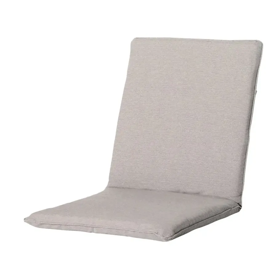 Tuinstoelkussens-Madison - Stapelstoelkussen Napels taupe - Ca. 97x49 cm - Set van 4