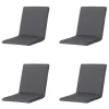 Madison - Stapelstoelkussen Panama grey - Ca. 97x49 cm - Set van 4