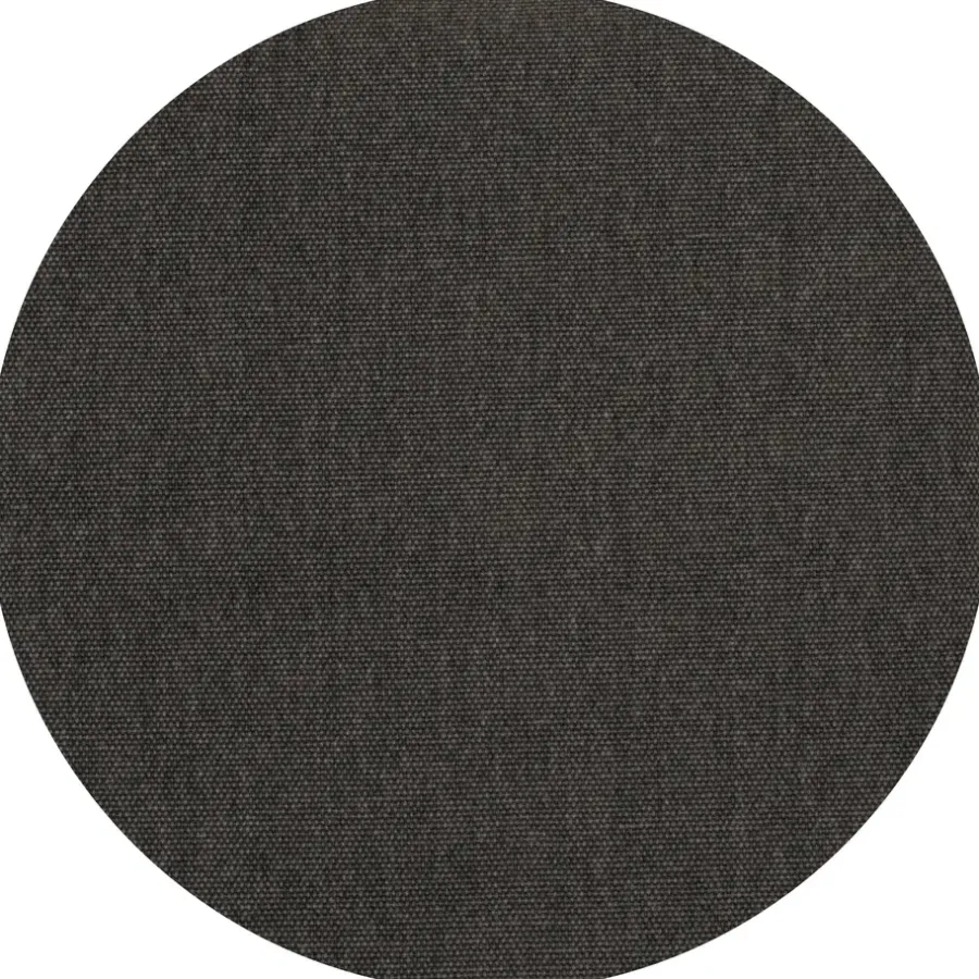 Tafelkleden-Madison - Tafelkleed Dark grey canvas eco+ - Ø Ca. 160 cm