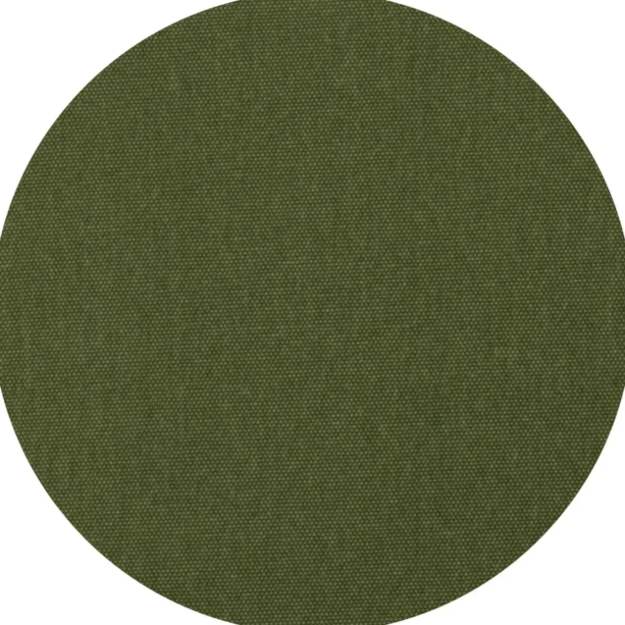 Tafelkleden-Madison - Tafelkleed Moss green canvas eco+ - Ø Ca. 160 cm