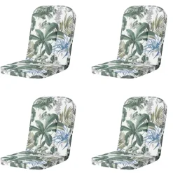 Tuinstoelkussens-Madison - Tuinkussen Carlo / Calvia Bliss blue - Ca. 100x48 cm - Set van 4