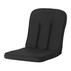 Tuinstoelkussens-Madison - Tuinkussen Classic Hermitage Rib black - Ca. 94x48 cm - Set van 4