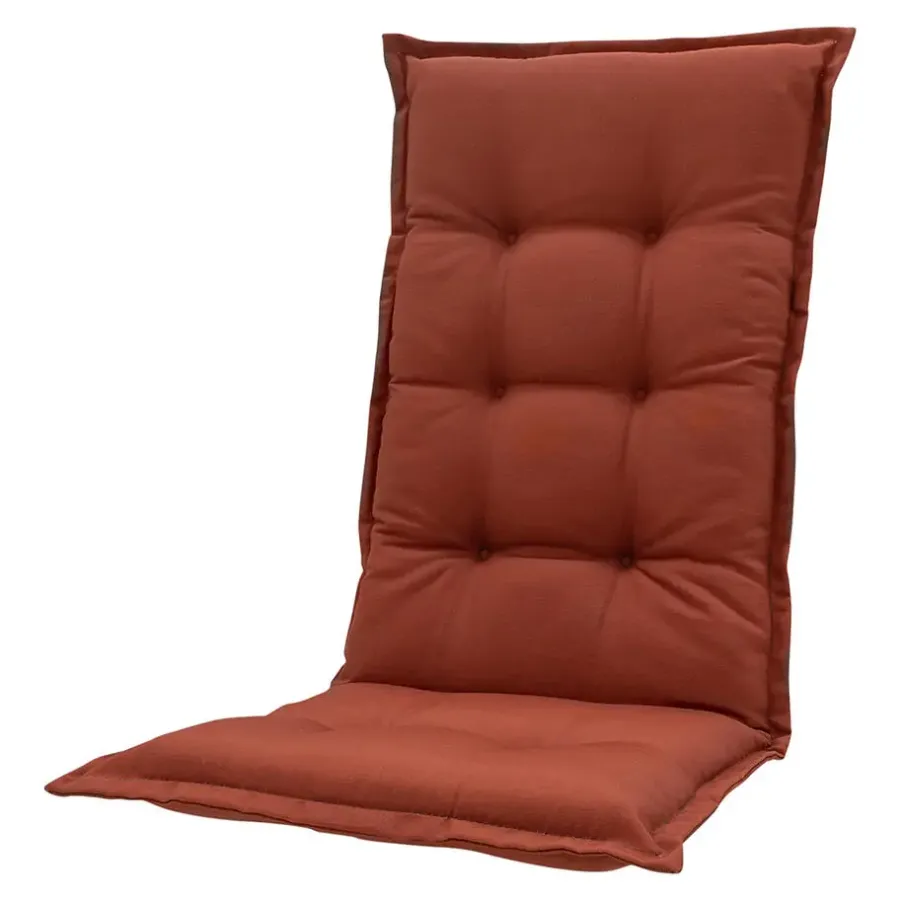 Madison - Tuinstoelkussen Lage Rug Panama terra - Ca. 105x50 cm - Set van 4