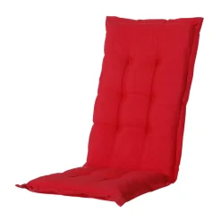 Tuinstoelkussens-Madison - Tuinstoelkussen Lage Rug Panama red - Ca. 105x50 cm - Set van 4