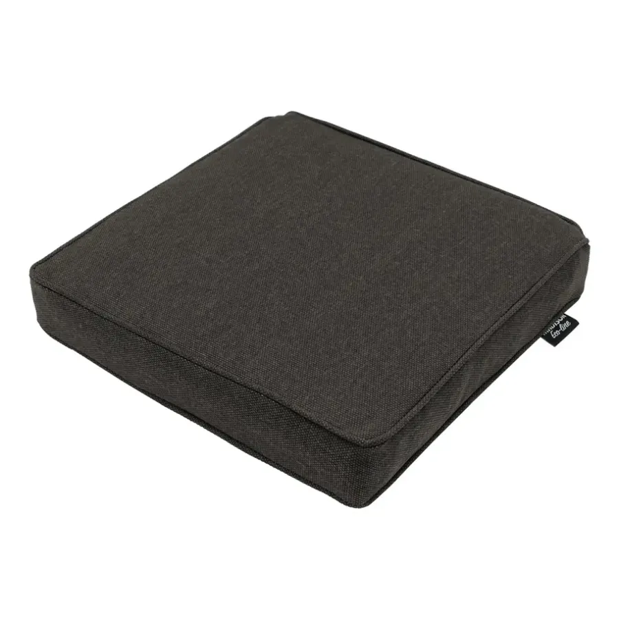 Madison - Zitkussen Dark grey canvas eco+ - Ca. 40x40 cm - Set van 4