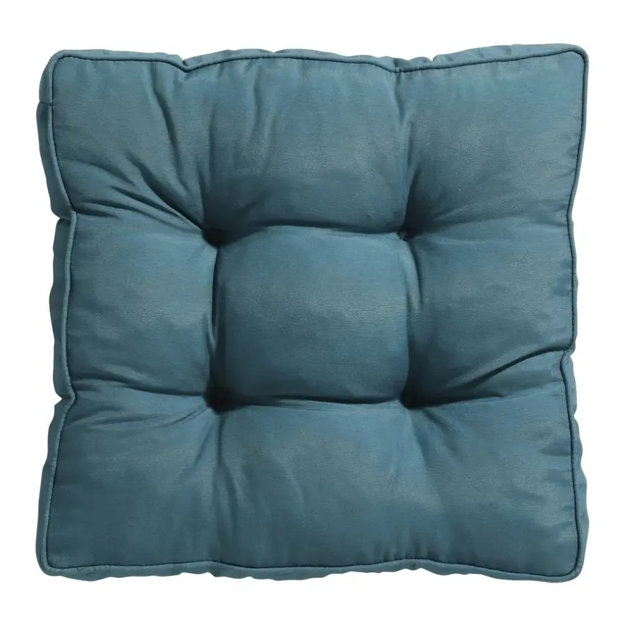 Madison - Zitkussen Florance Panama sea blue - Ca. 47x47 cm - Set van 4
