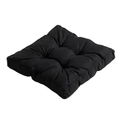 Tuinstoelkussens-Madison - Zitkussen Florance Panama black - Ca. 47x47 cm - Set van 4