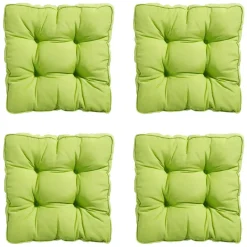 Madison - Zitkussen Florance Panama lime - Ca. 47x47 cm - Set van 4