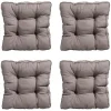 Madison - Zitkussen Florance Basic taupe - Ca. 47x47 cm - Set van 4