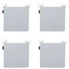 Tuinstoelkussens-Madison - Zitkussen Panama light grey - Ca. 40x40 cm - Set van 4
