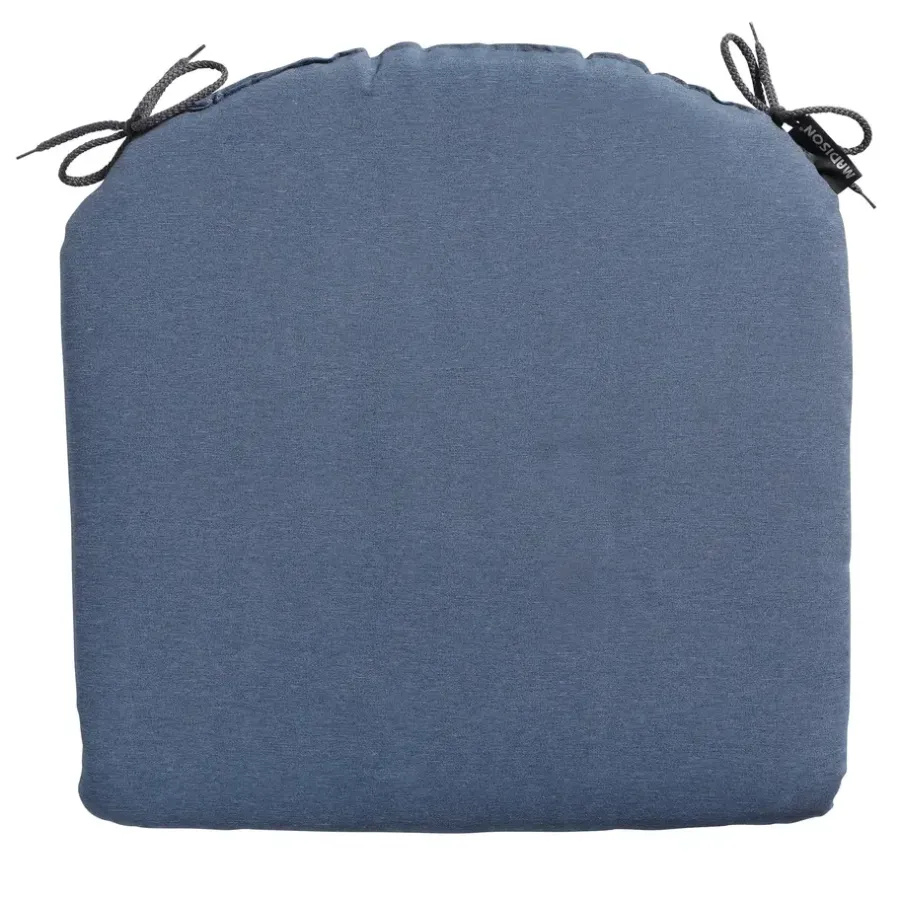 Tuinstoelkussens-Madison - Zitkussen Panama safier blue - Ca. 46x48 cm - Set van 4