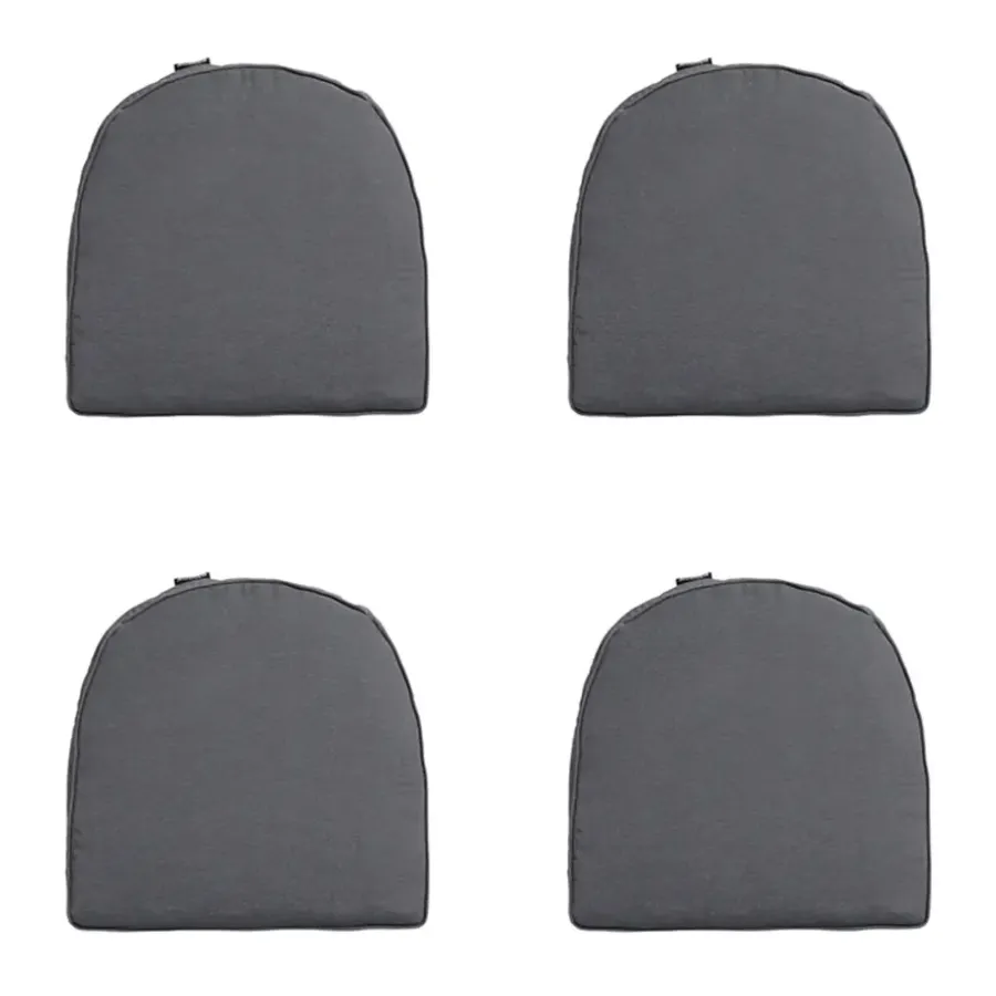 Tuinstoelkussens-Madison - Zitkussen Panama grey - Ca. 48x48 cm - Set van 4