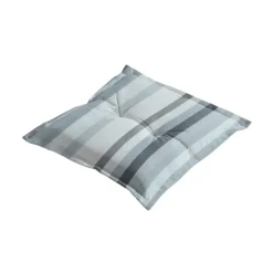 Tuinstoelkussens-Madison - Zitkussen Righe grey - Ca. 50x50 cm - Set van 4