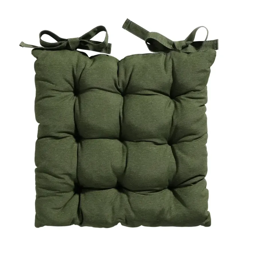 Tuinstoelkussens-Madison - Zitkussen Toscane Panama green - Ca. 46x46 cm - Set van 4