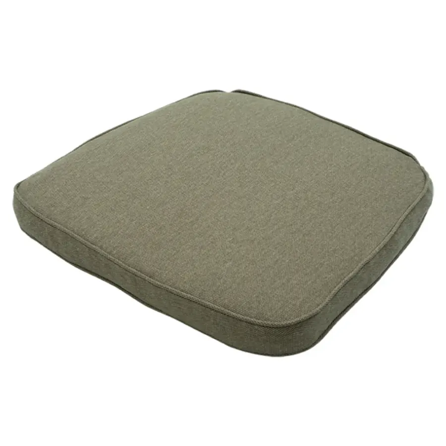 Tuinstoelkussens-Madison - Zitkussen Wicker Taupe canvas eco+ - Ca. 48x48 cm - Set van 4
