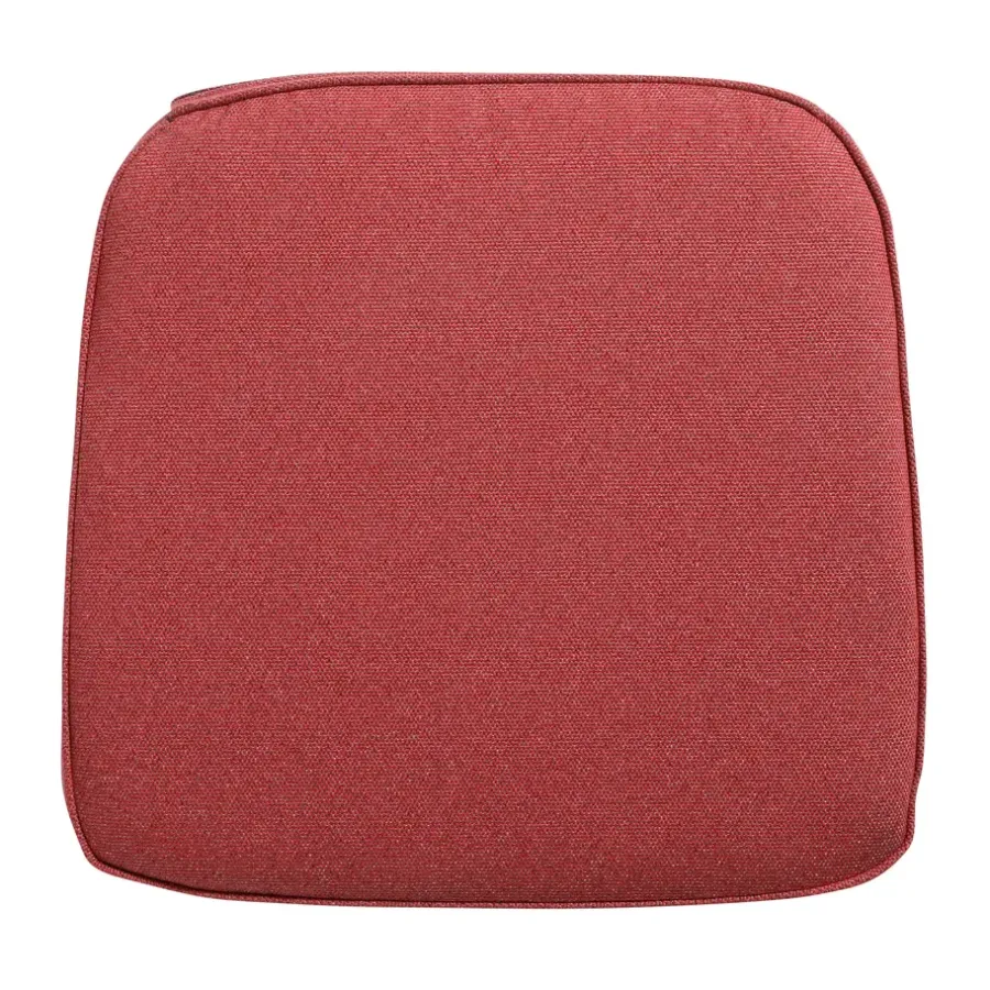 Tuinstoelkussens-Madison - Zitkussen Wicker Manchester red - Ca. 48x48 cm - Set van 4