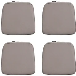 Madison - Zitkussen Wicker Panama taupe - Ca. 48x48 cm - Set van 4