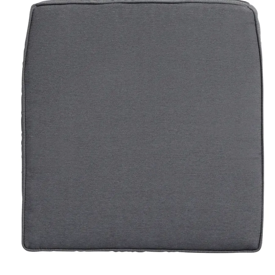 Tuinstoelkussens-Madison - Zitkussen Wicker Panama grey - Ca. 48x48 cm - Set van 4
