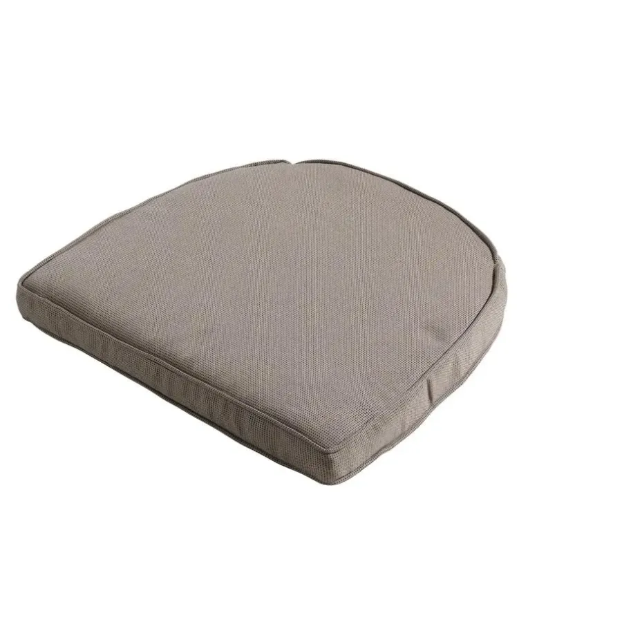 Madison - Zitkussen Wicker York Rib liver - Ca. 48x48 cm - Set van 4