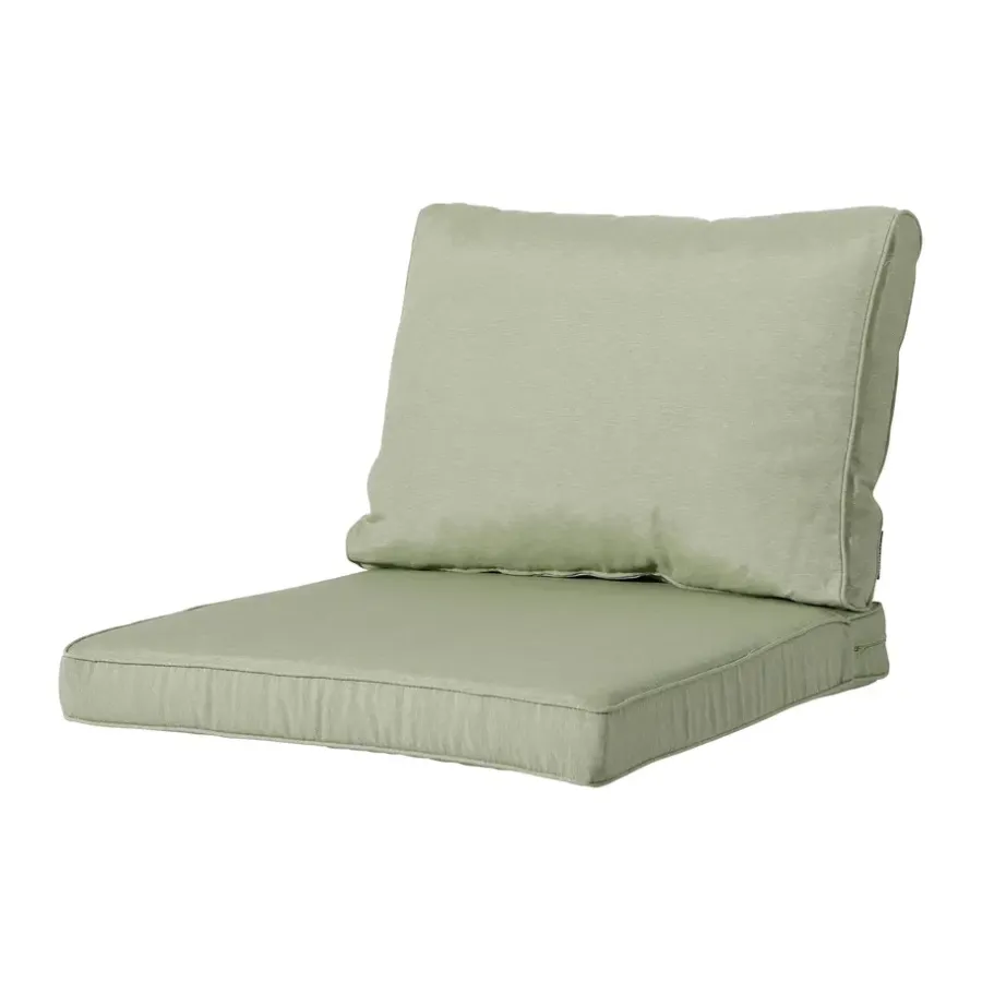 Loungekussens-Madison Lounge luxe Panama sage zitkussen 60x60cm