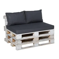 Palletkussens-Madison Palletkussen Lounge Panama Grijs - 120 x 80cm