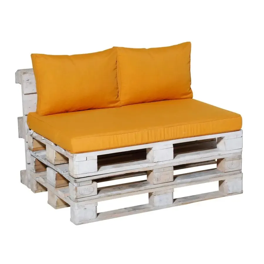 Palletkussens-Madison Palletkussen Panama Lounge Oker Geel - 120 x 80cm