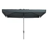 Parasols-Madison parasol Delos luxe - grijs - 200x300 cm