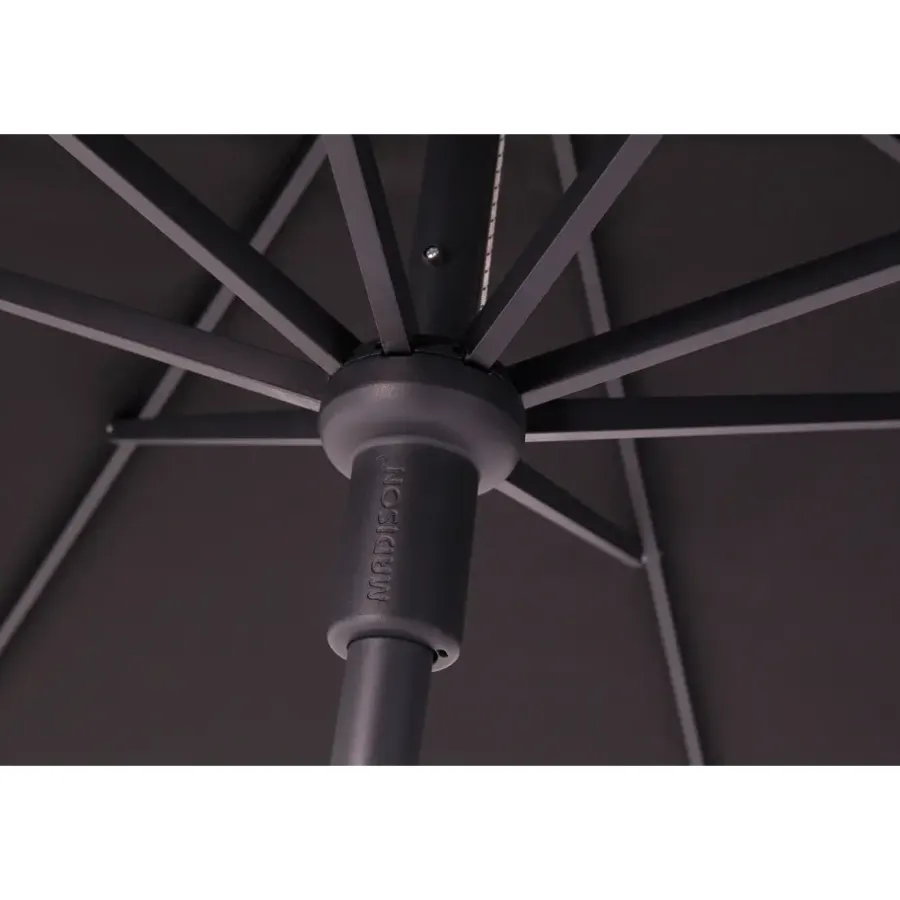Parasols-Madison parasol Delos luxe - grijs - 200x300 cm