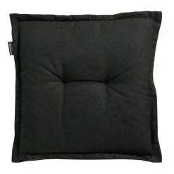 Tuinstoelkussens-Madison Zitkussen - Universeel - Rib Black - 50x50 - Zwart