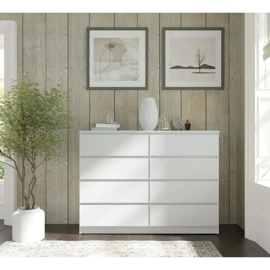Ladekasten|Ladekasten-Homlando Maja dressoir S8 140 cm wit mat