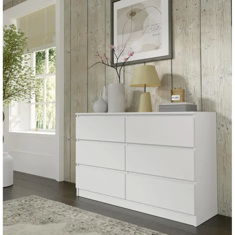 Homlando Maja dressoir S6 120 cm wit mat