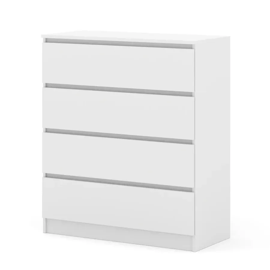 Homlando Maja dressoir S4 40x90x104 cm wit mat met 4 lades