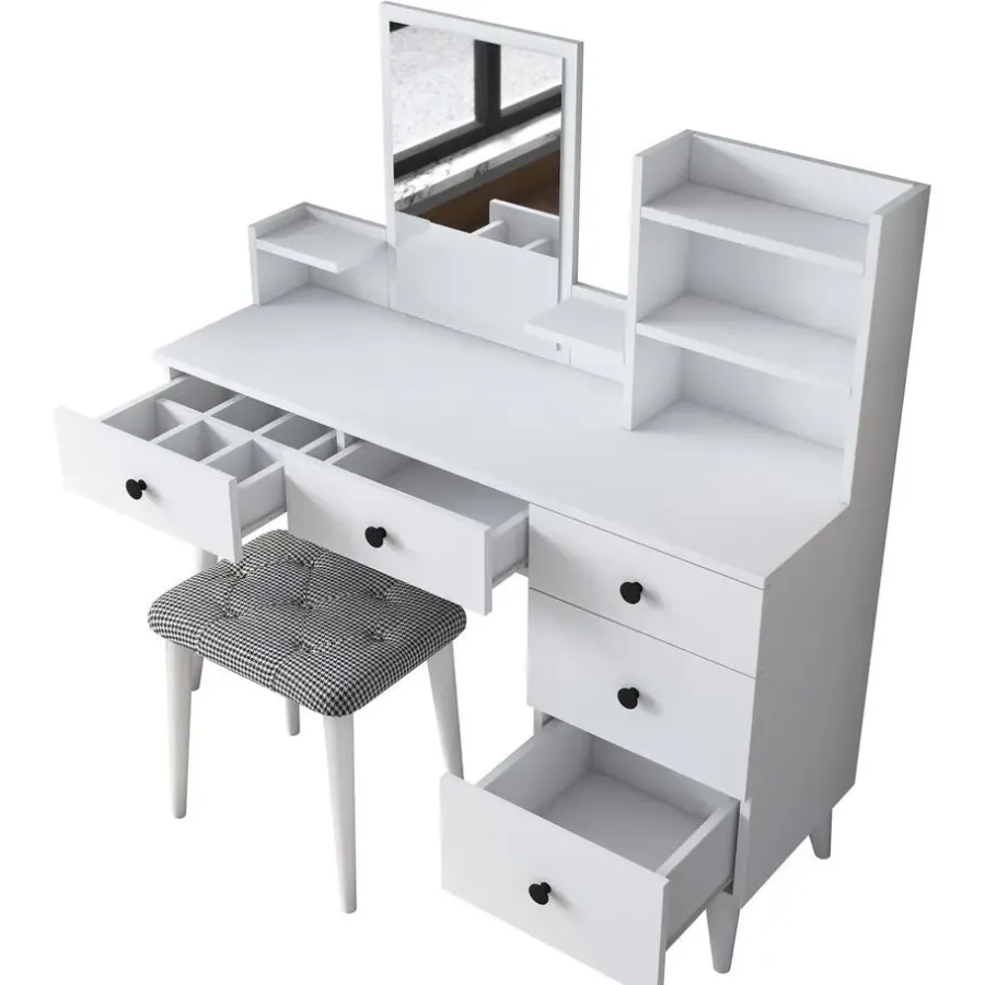 Arabic House Make-up Tafel - 112cm - Incl. Kruk - Bulon