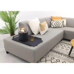 Van der Garde Tuinmeubelen - Premium Malaga/Mindo - hoekbank loungeset chaise longue - taupe