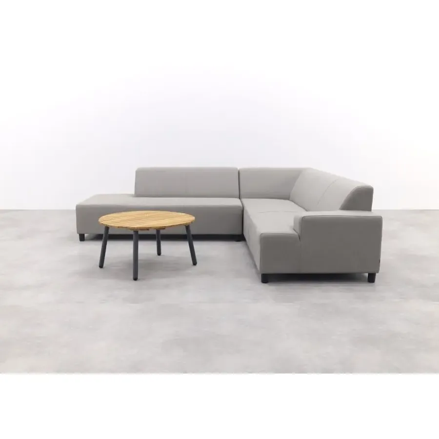 Van der Garde Tuinmeubelen - Premium Malaga/Mindo - hoekbank loungeset chaise longue - taupe
