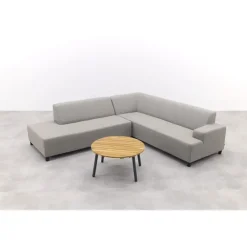 Van der Garde Tuinmeubelen - Premium Malaga/Mindo - hoekbank loungeset chaise longue - taupe