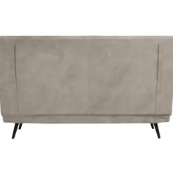 Dorel Home Mallory - Slaapbank 140 cm in taupe fluweel