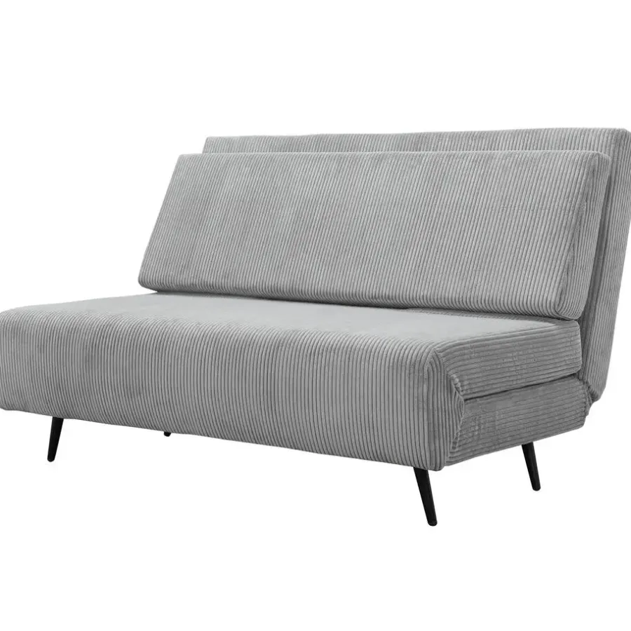 Dorel Home Mallory - Slaapbank 140 cm in grijze stof
