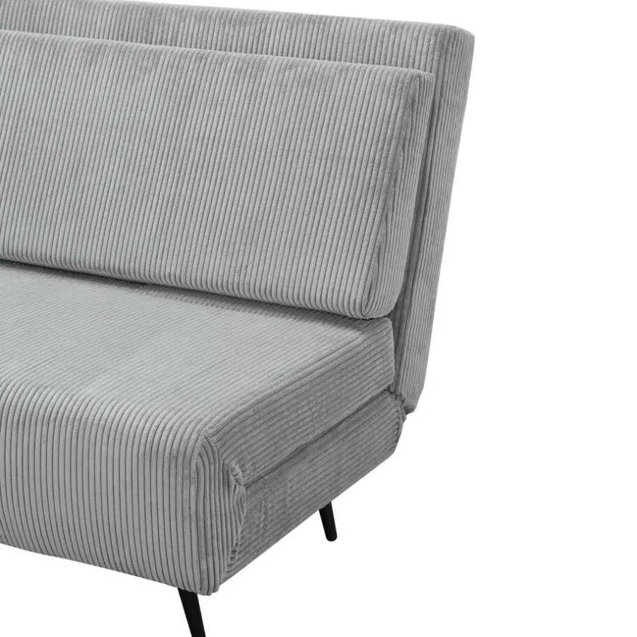 Dorel Home Mallory - Slaapbank 140 cm in grijze stof