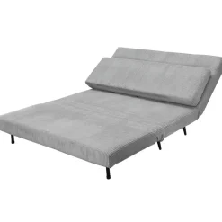 Dorel Home Mallory - Slaapbank 140 cm in grijze stof